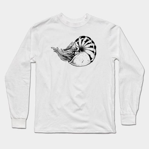 Nautilus Long Sleeve T-Shirt by Ross Jones